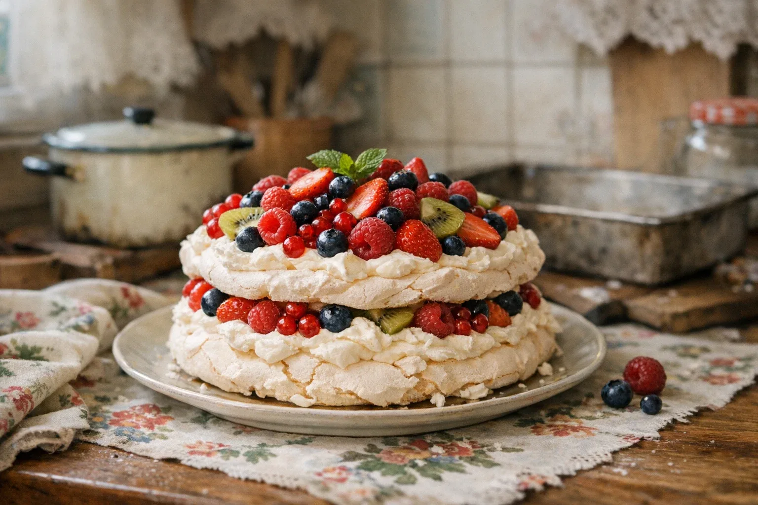 Pavlova dort
