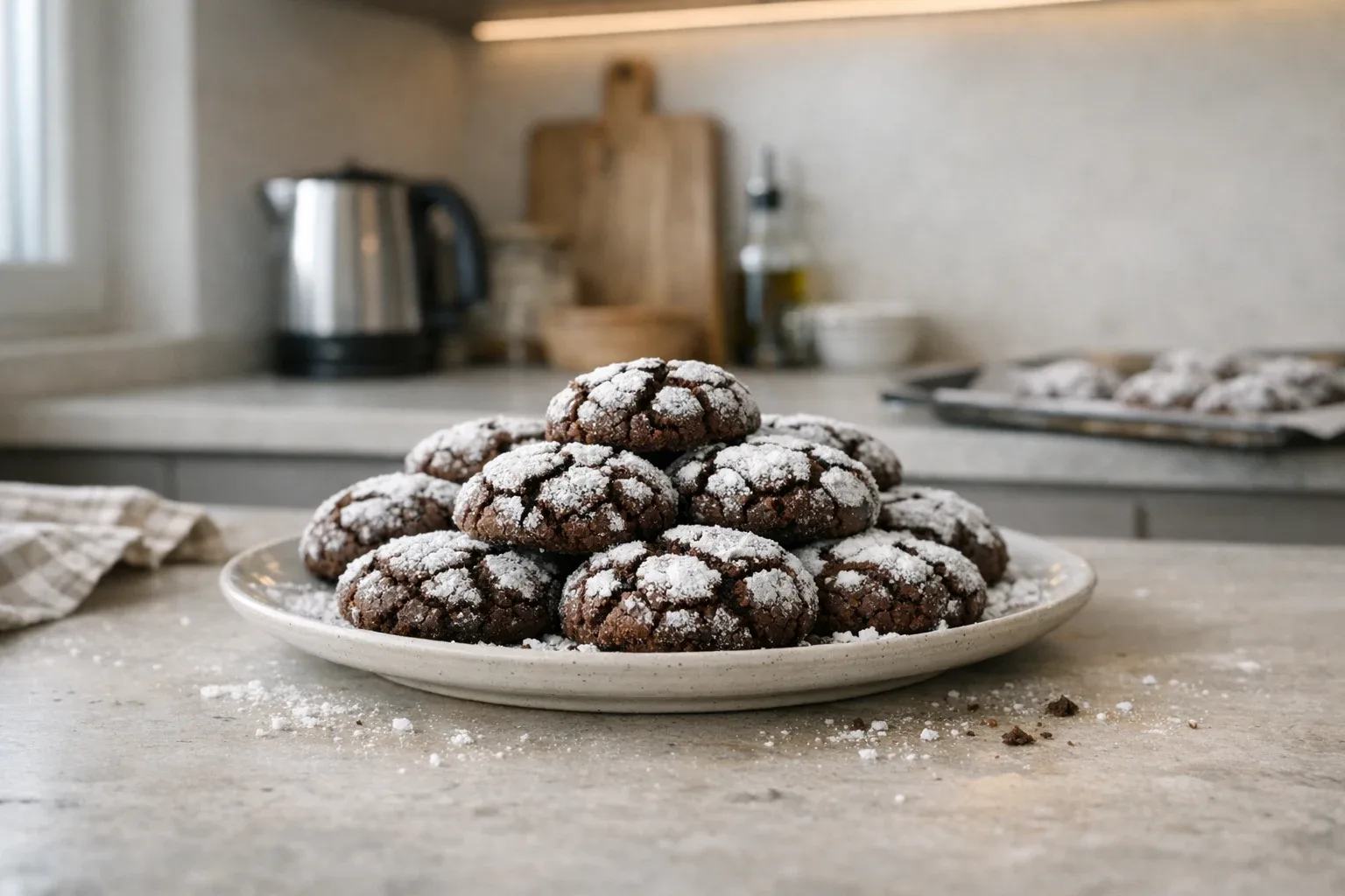 Čokoládové crinkles