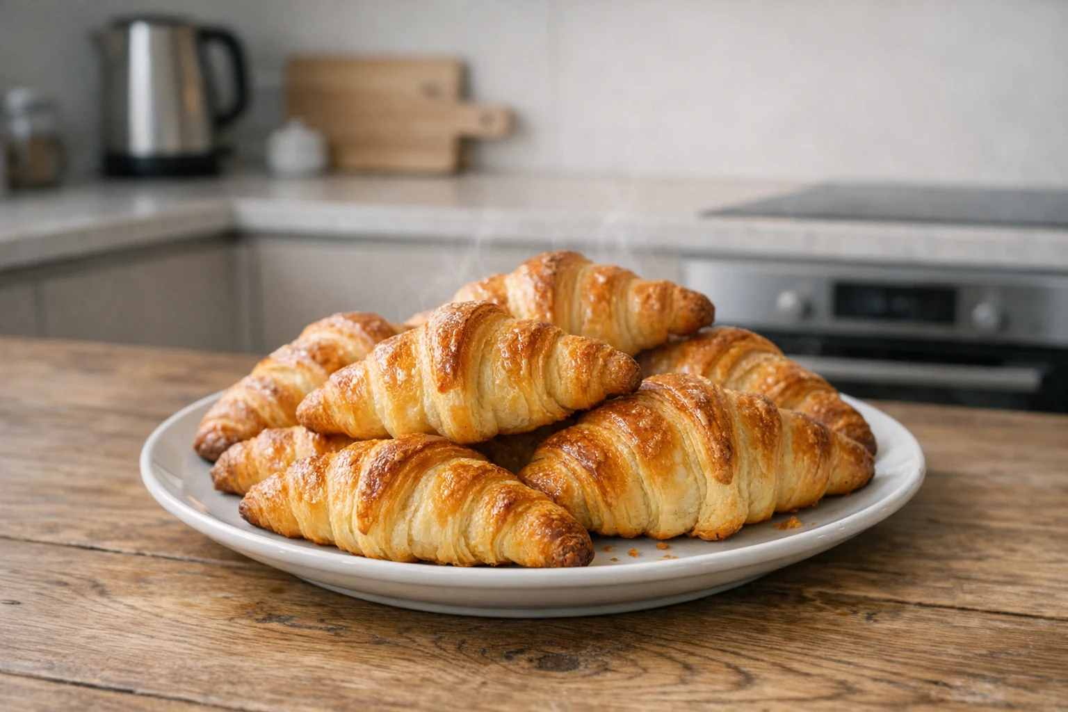 Domácí máslové croissanty