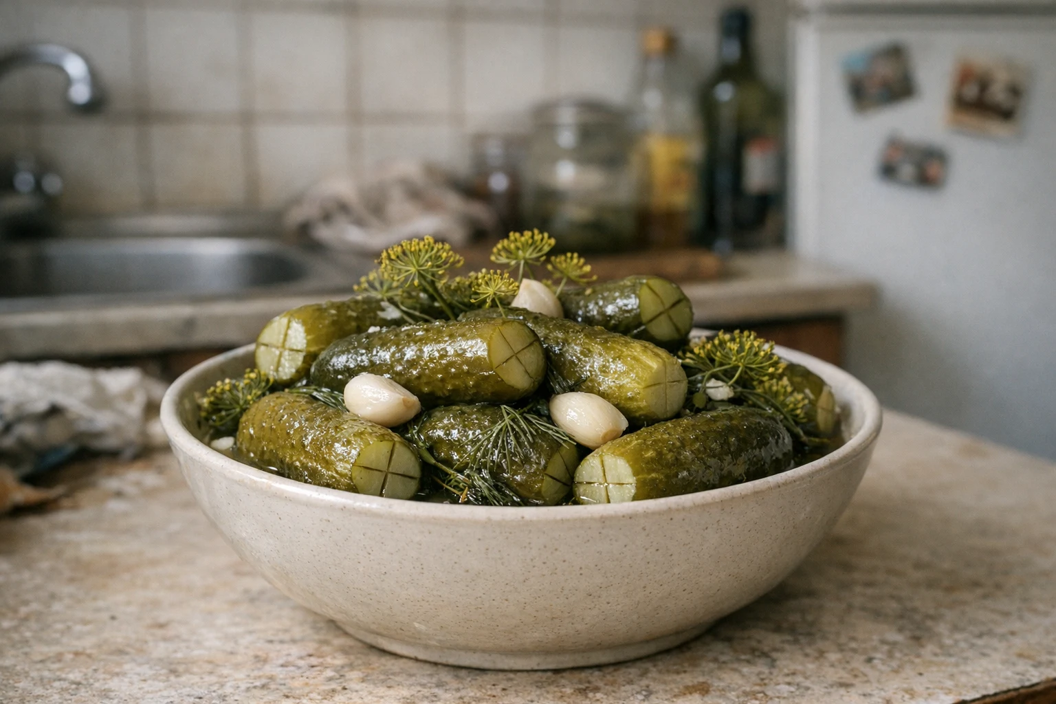 Kvašené okurky (kvašáky)