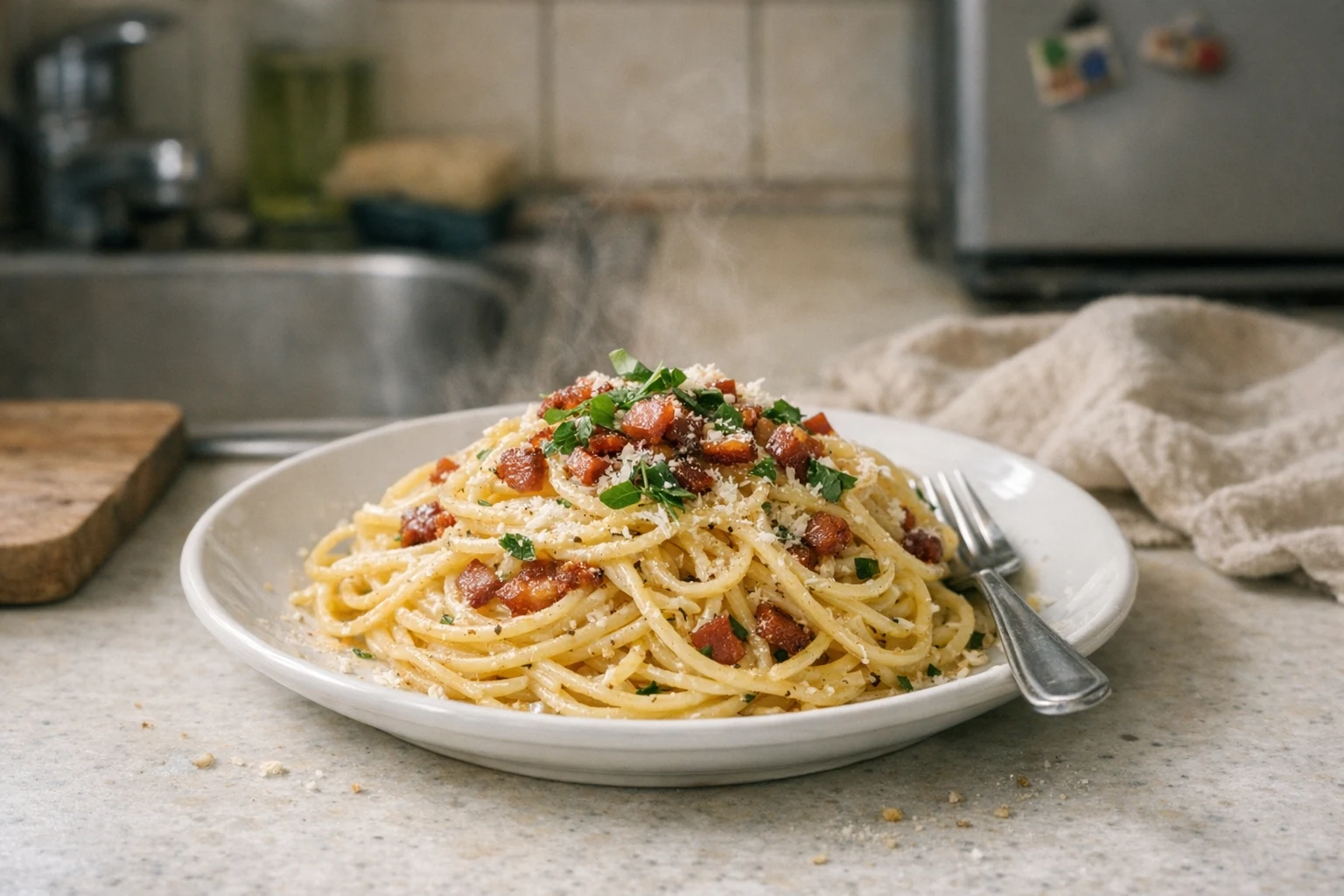 Špagety carbonara
