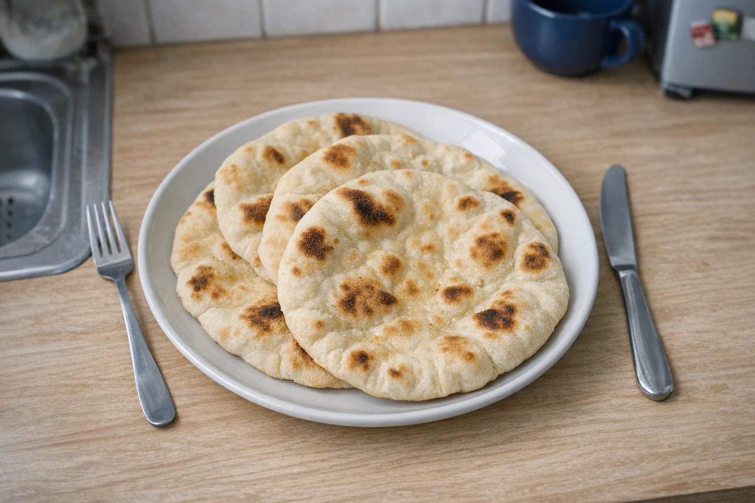 Arabský chléb (irácký domácí chléb)