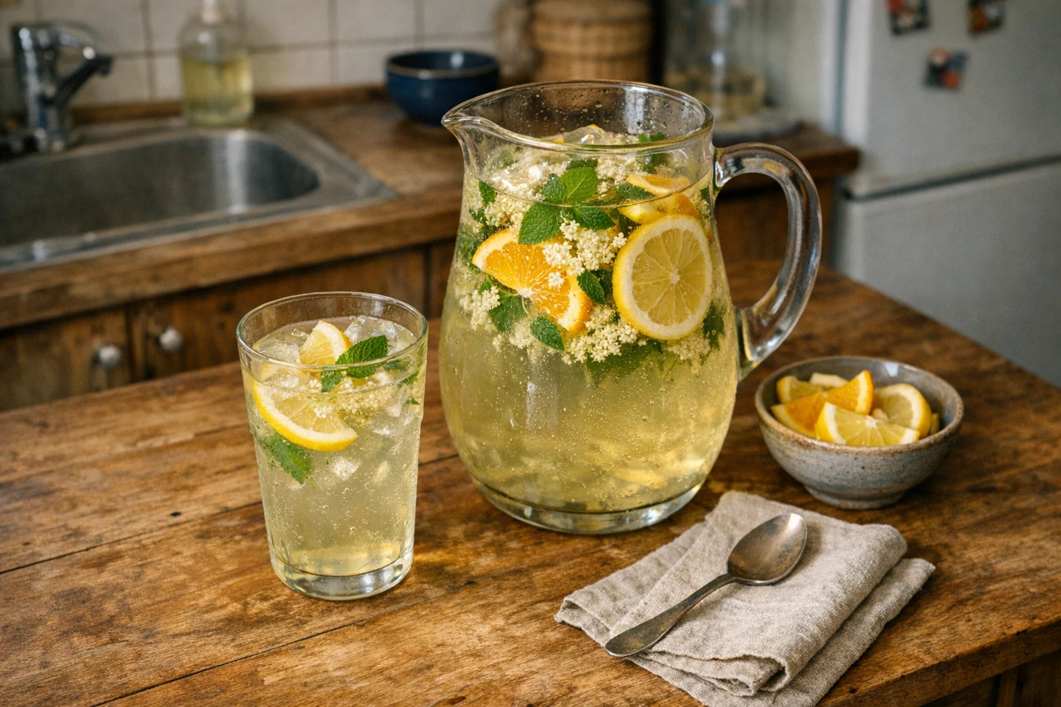 Bezová limonáda — jak chutná vůně