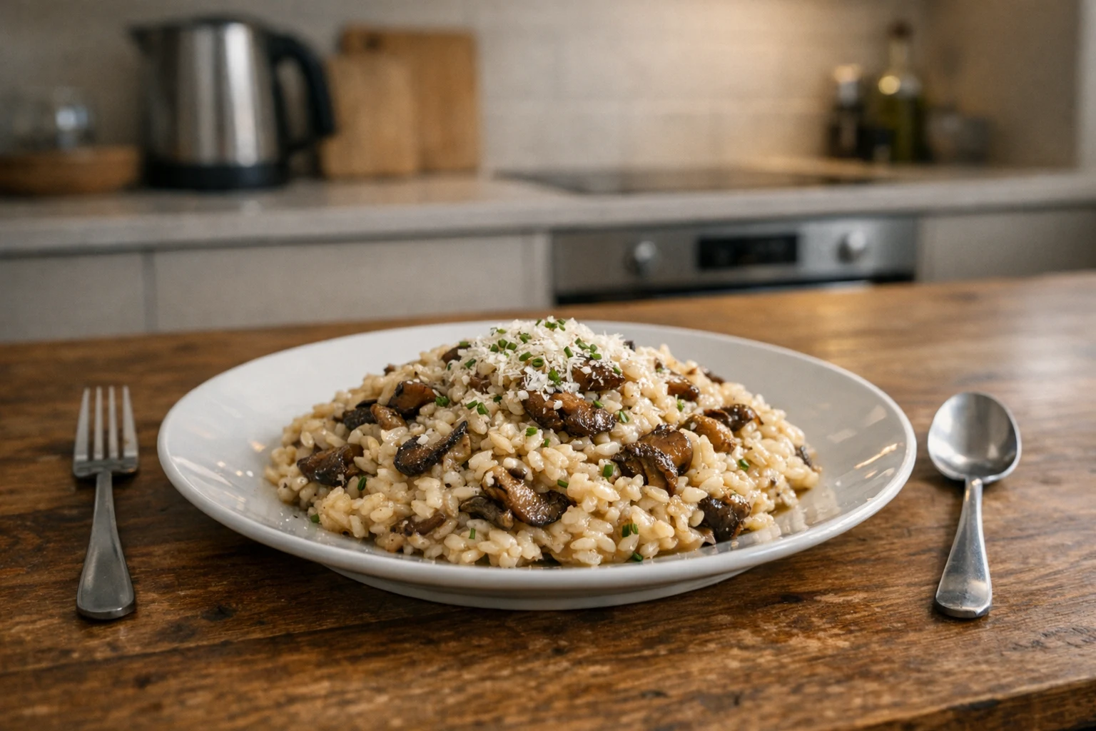 Risotto con funghi (rizoto s houbami)