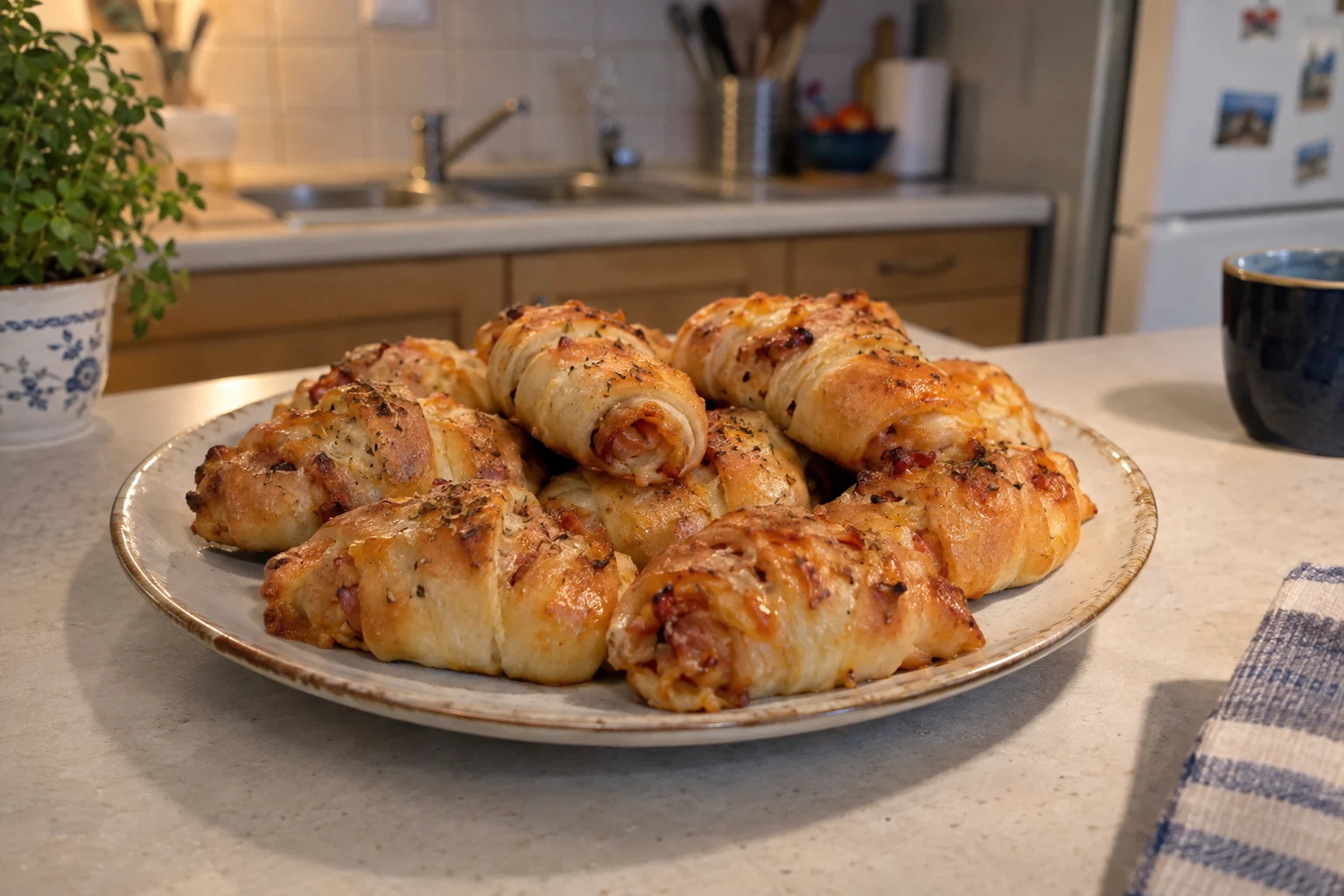 Pizza rohlíčky